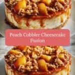 Indulge in Bliss: The Ultimate Peach Cobbler Cheesecake Fusion