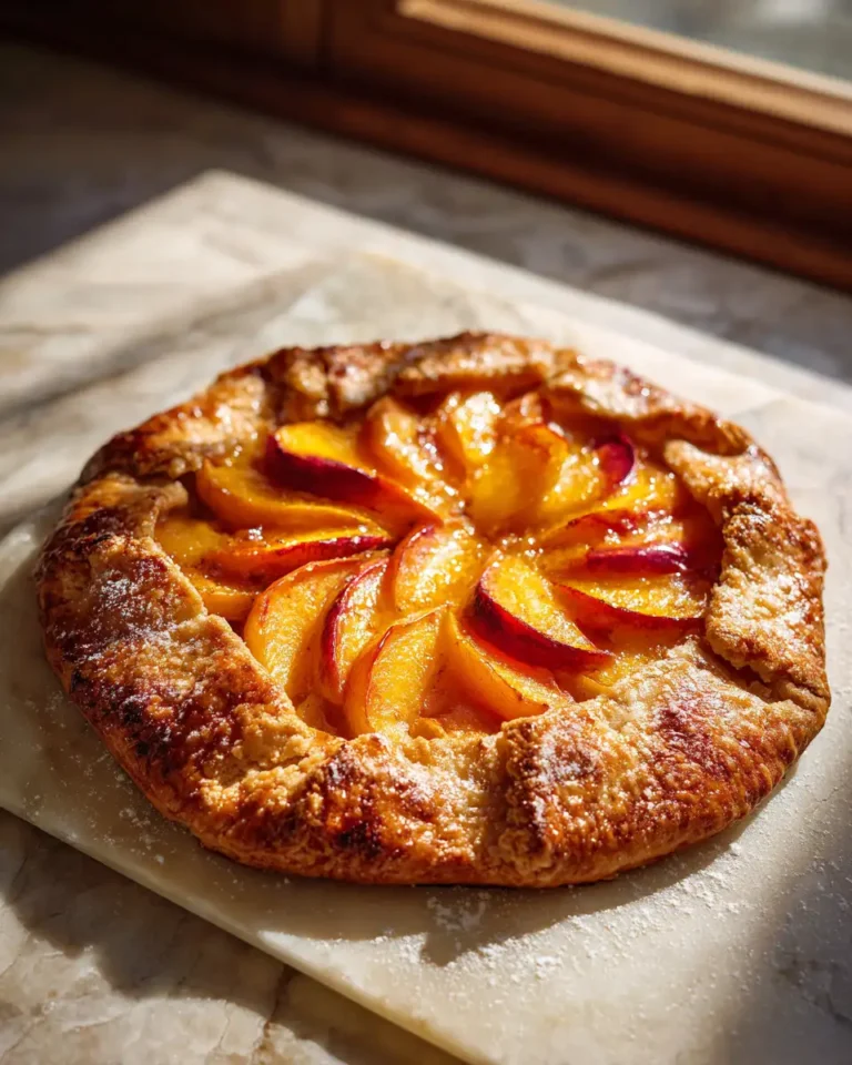 Sweet Symphony: Discover the Delight of Peach Vanilla Bean Galette - Featured Image