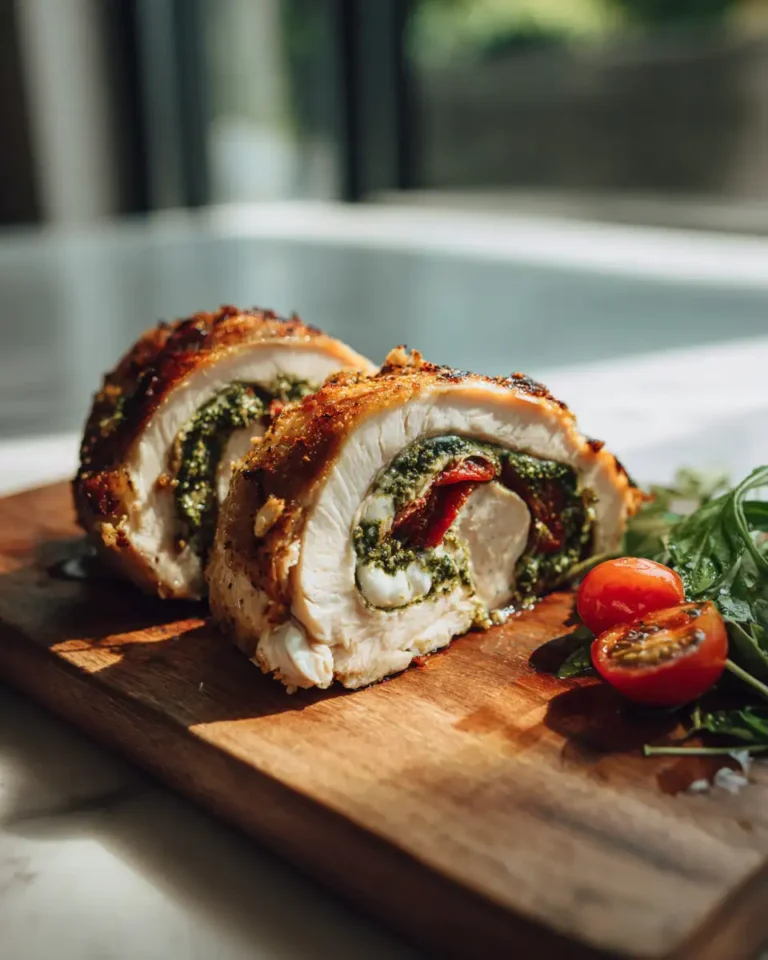 Irresistible Pesto Mozzarella Stuffed Chicken: A Flavor Explosion in Every Bite - Featured Image