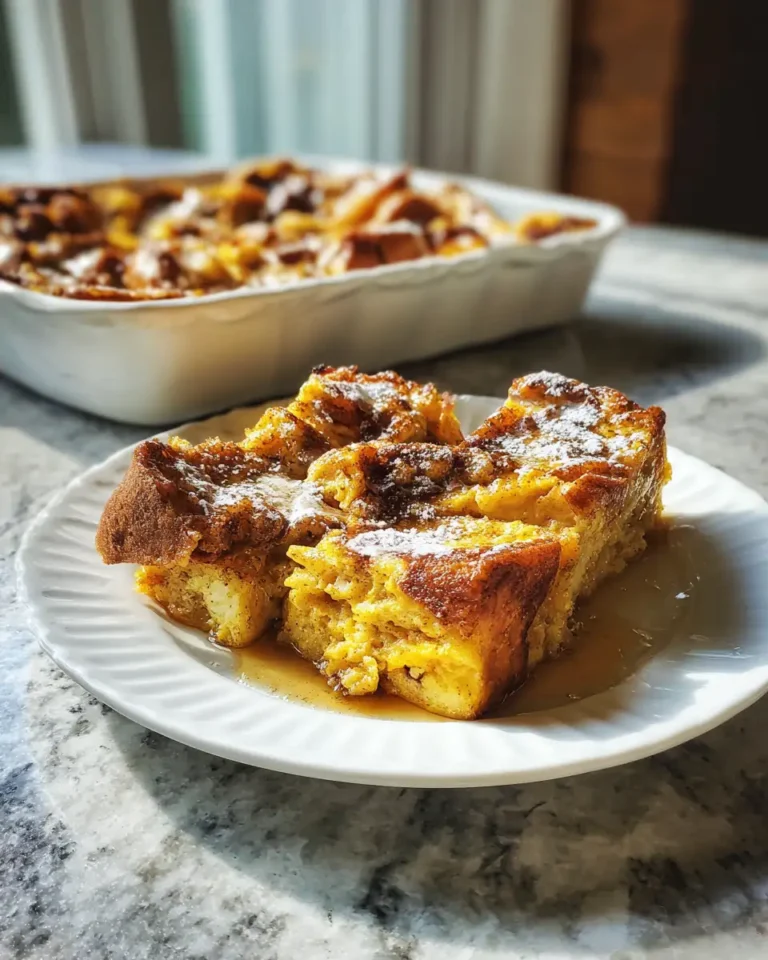 Pumpkin French Toast Bake: A Cozy Autumn Breakfast Delight - Featured Image