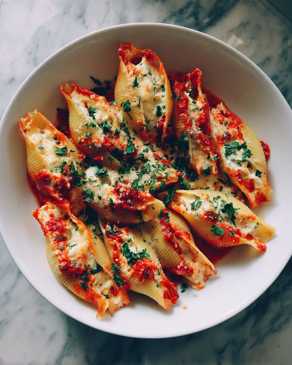 Irresistible Ricotta Stuffed Shells: A Comfort Food Classic 6 Final dish - Irresistible Ricotta Stuffed Shells: A Comfort Food Classic