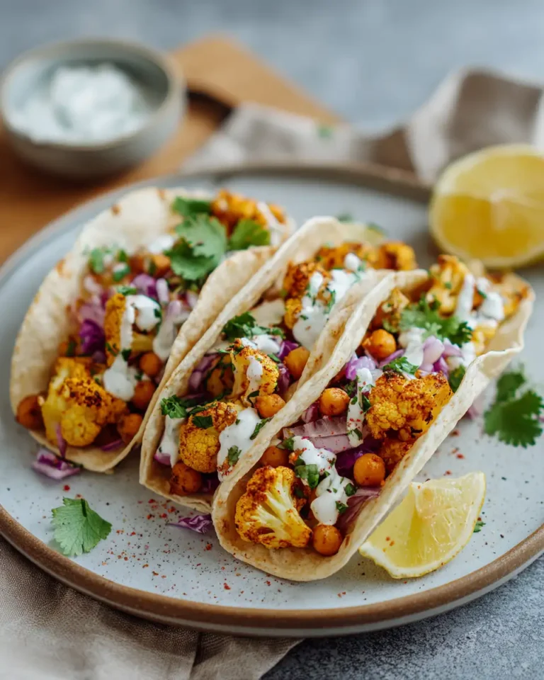 Tantalizing Roasted Cauliflower Chickpea Tacos for Your Next Meatless Monday - Featured Image