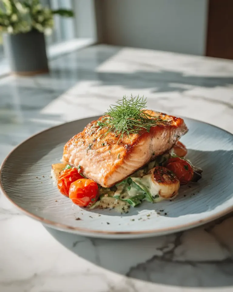 Savor the Flavor: Roasted Garlic Herb Salmon Delight - Featured Image