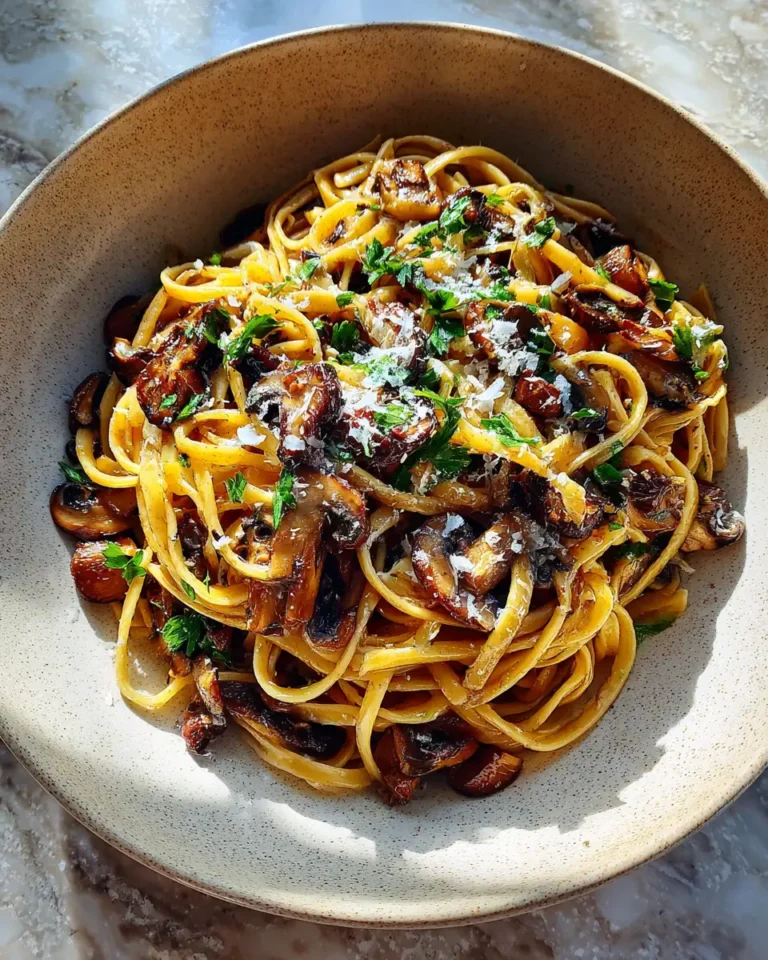 Savor the Flavor: Irresistible Roasted Garlic Mushroom Pasta Delight - Featured Image