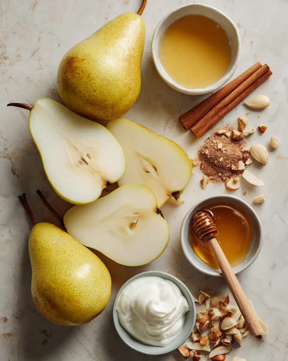 Ingredients for Irresistibly Sweet and Savory: Your Ultimate Roasted Pears Recipe Guide