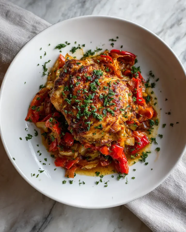 Sizzle & Spice: The Ultimate Roasted Red Pepper Chicken Skillet Magic - Featured Image