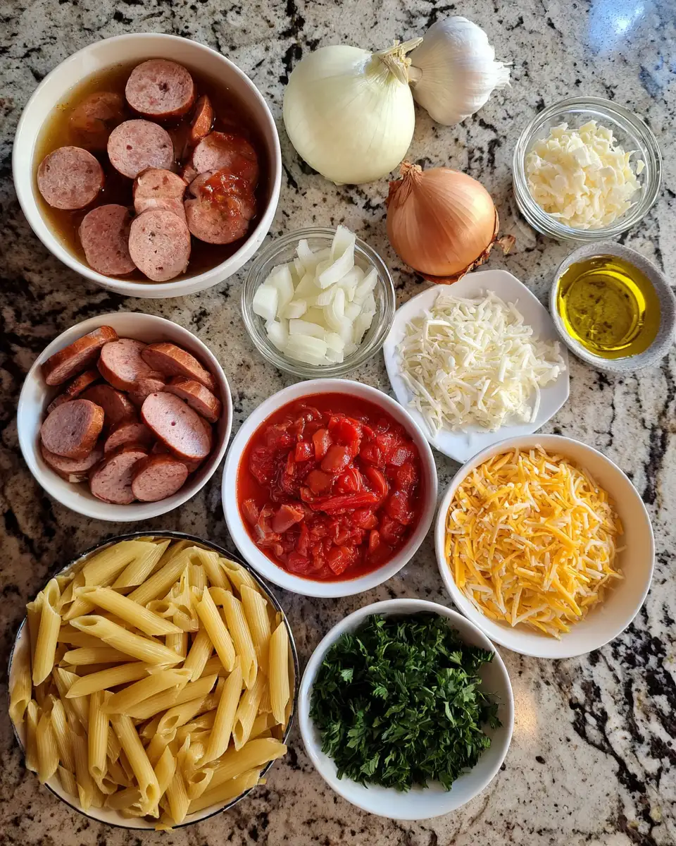 Ingredients for Irresistible Rotel Sausage & Cream Cheese Crescents: Your New Favorite Appetizer