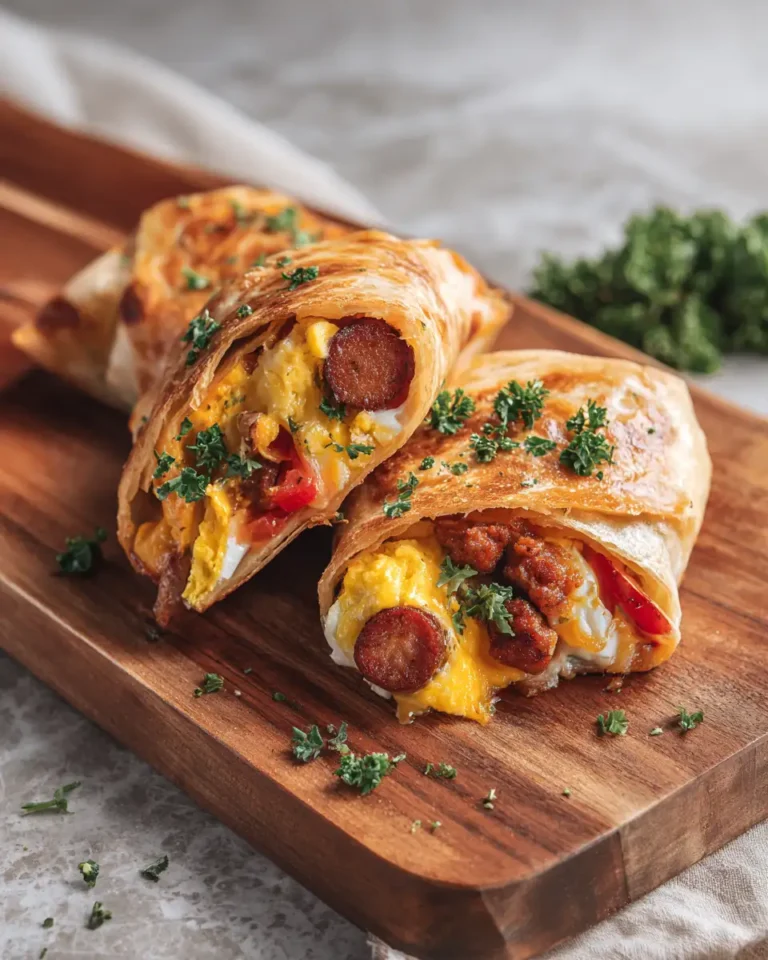 Sizzling Sausage Egg Cheese Roll Ups: A Breakfast Game-Changer - Featured Image