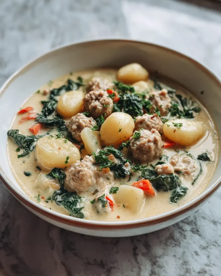 Indulge in Comfort: Creamy Sausage Gnocchi Soup Delight - Featured Image
