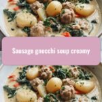Indulge in Comfort: Creamy Sausage Gnocchi Soup Delight