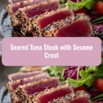 Savor the Perfect Seared Tuna Steak with a Delightful Sesame Crust