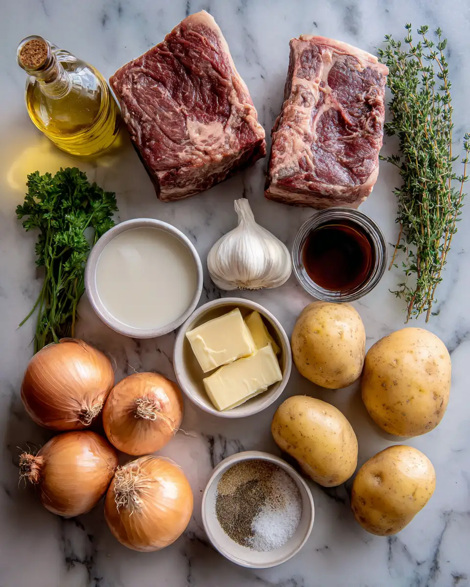 Heaven on a Plate: Indulgent Short Rib Mashed Potatoes Bliss 4 Ingredients for Heaven on a Plate: Indulgent Short Rib Mashed Potatoes Bliss