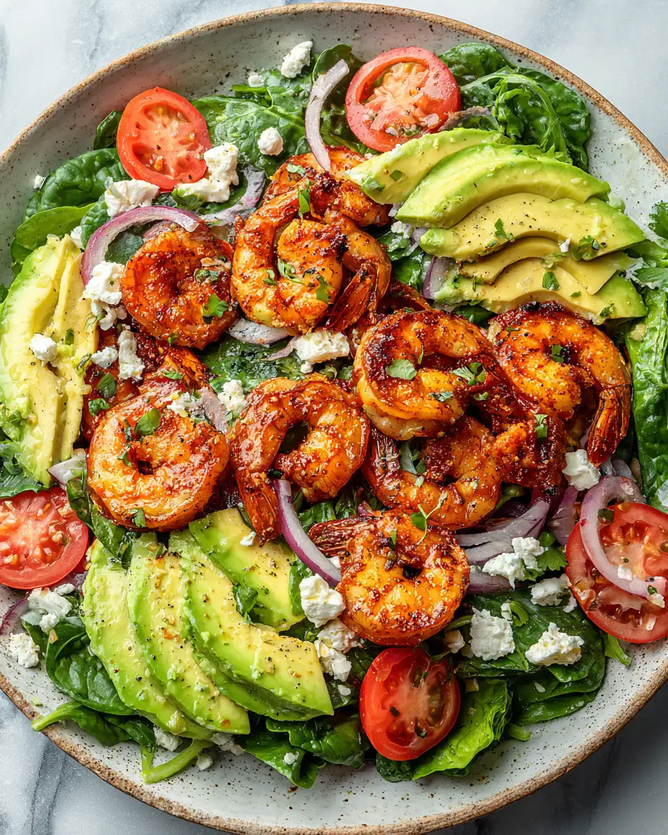 Final dish - Savor the Flavor: Irresistible Shrimp and Avocado Salad Delight