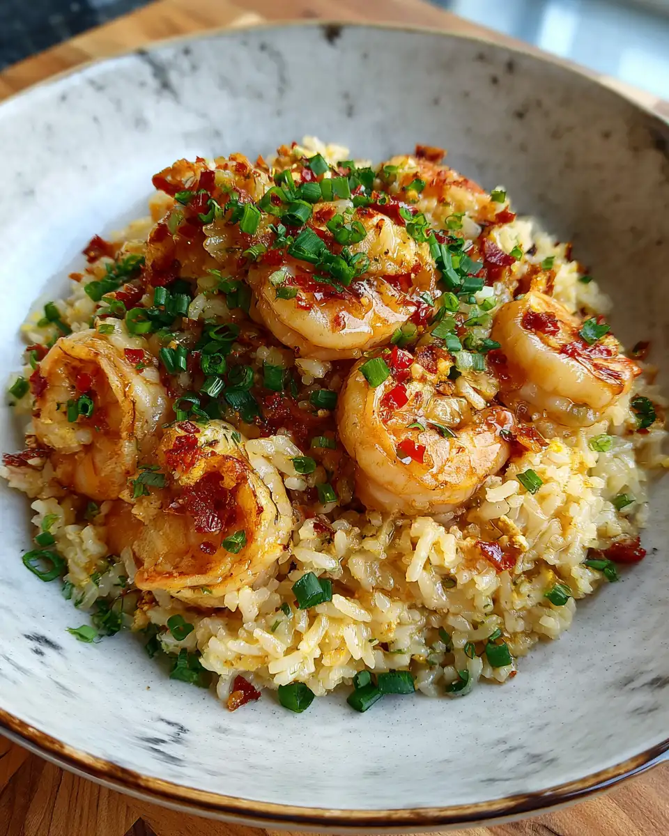 Final dish - Savor the Flavor: Shrimp Garlic Butter Rice Bliss