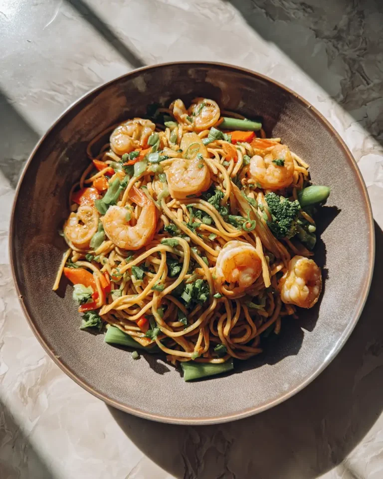 Sizzling Shrimp Noodle Stir Fry Sensation - Featured Image