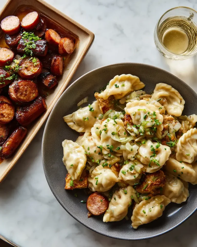 Comfort Meets Convenience: Slow Cooker Pierogi and Kielbasa Bake Extravaganza - Featured Image