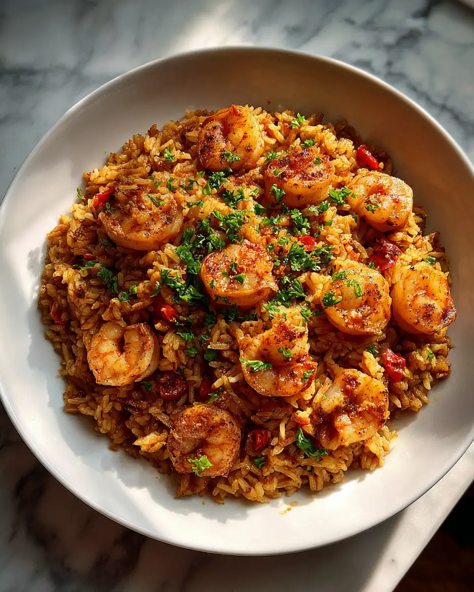 Final dish - Sizzle and Spice: Mastering the Spicy Cajun Shrimp Rice Skillet