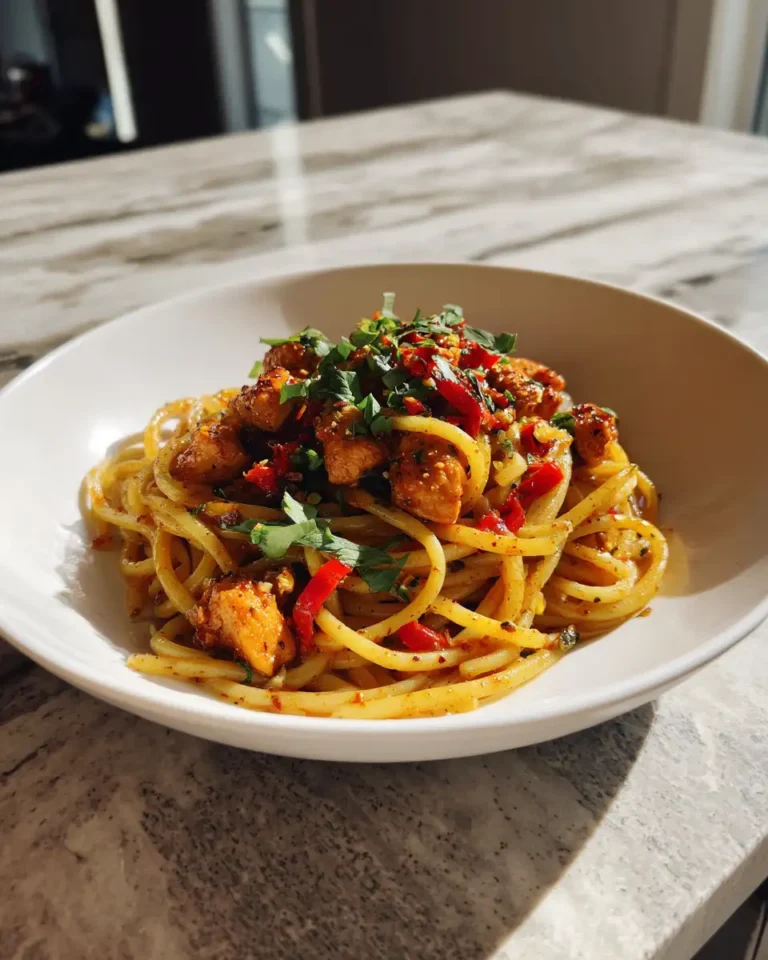 Zesty Delight: Spicy Honey Pepper Chicken Pasta Adventure - Featured Image