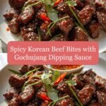 Sizzle and Spice: Irresistible Korean Beef Bites with Gochujang Dip