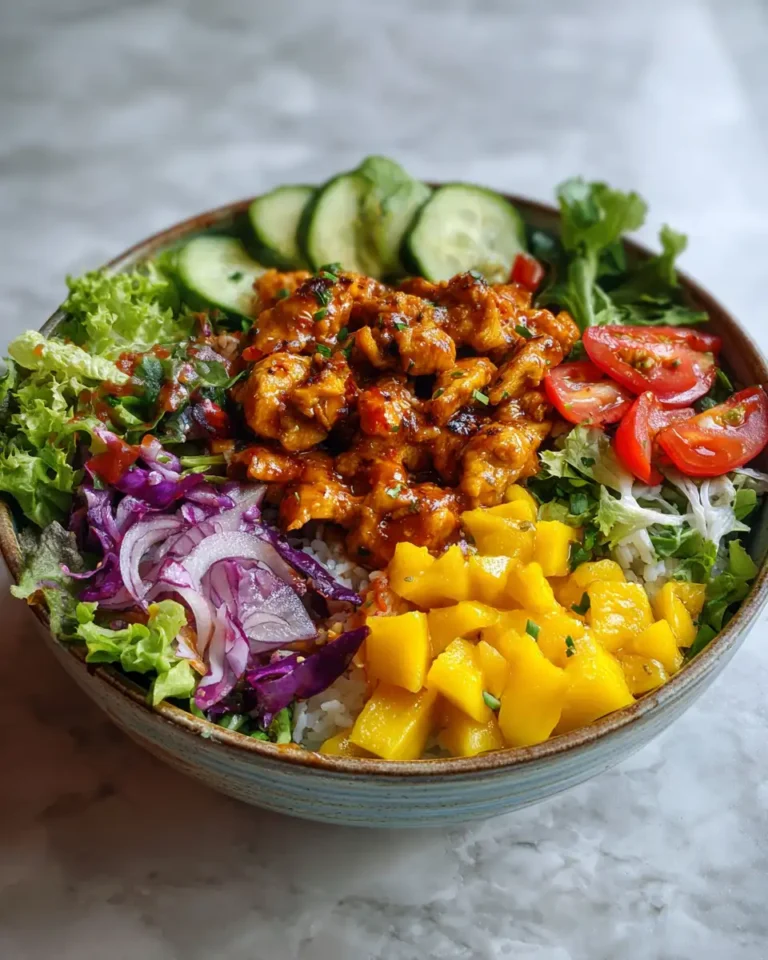 Sizzle and Spice: Discover the Irresistible Spicy Mango Chicken Rice Bowl - Featured Image