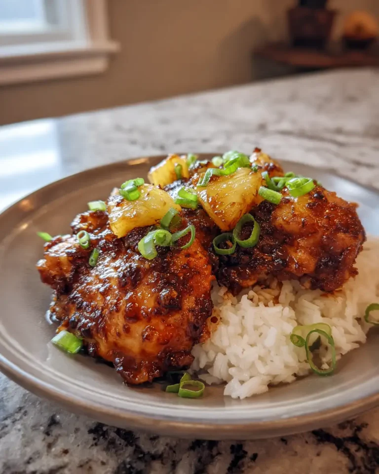 Zesty Delight: Spicy Pineapple Brown Sugar Chicken Sensation - Featured Image