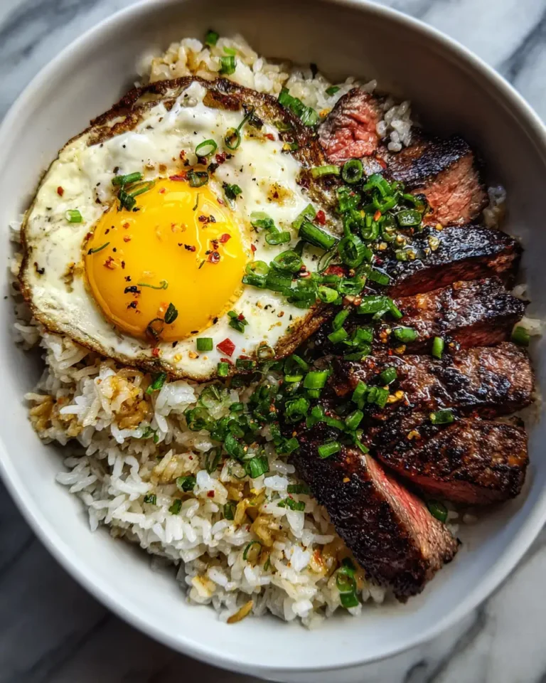 Sizzle and Savory Delight: Steak and Garlic Butter Rice Bowl Perfection - Featured Image