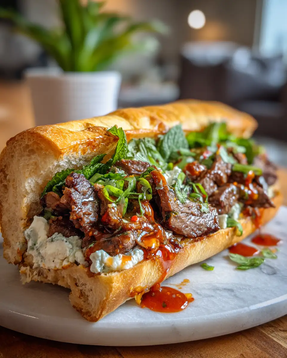 Final dish - Unleash Flavor with the Ultimate Steak Bomb Sandwich Recipe
