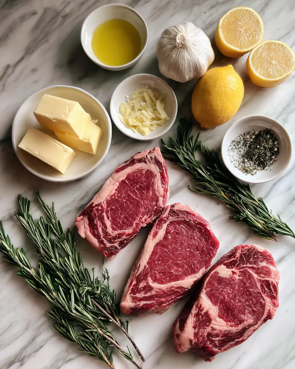 Ingredients for Effortless Elegance Easy Steak Dinner Recipe for Any Night