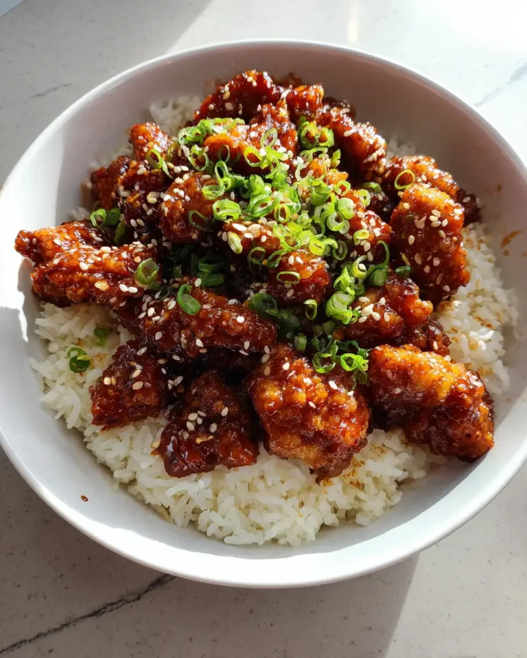 Irresistibly Delicious Sticky Garlic Chicken Rice Bowl: A Flavorful Feast in Every Bite - Featured Image