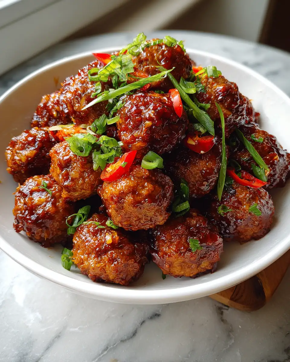 Tantalizing Sweet Chili Pineapple Meatballs for Your Next Flavorful Fiesta 6 Final dish - Tantalizing Sweet Chili Pineapple Meatballs for Your Next Flavorful Fiesta