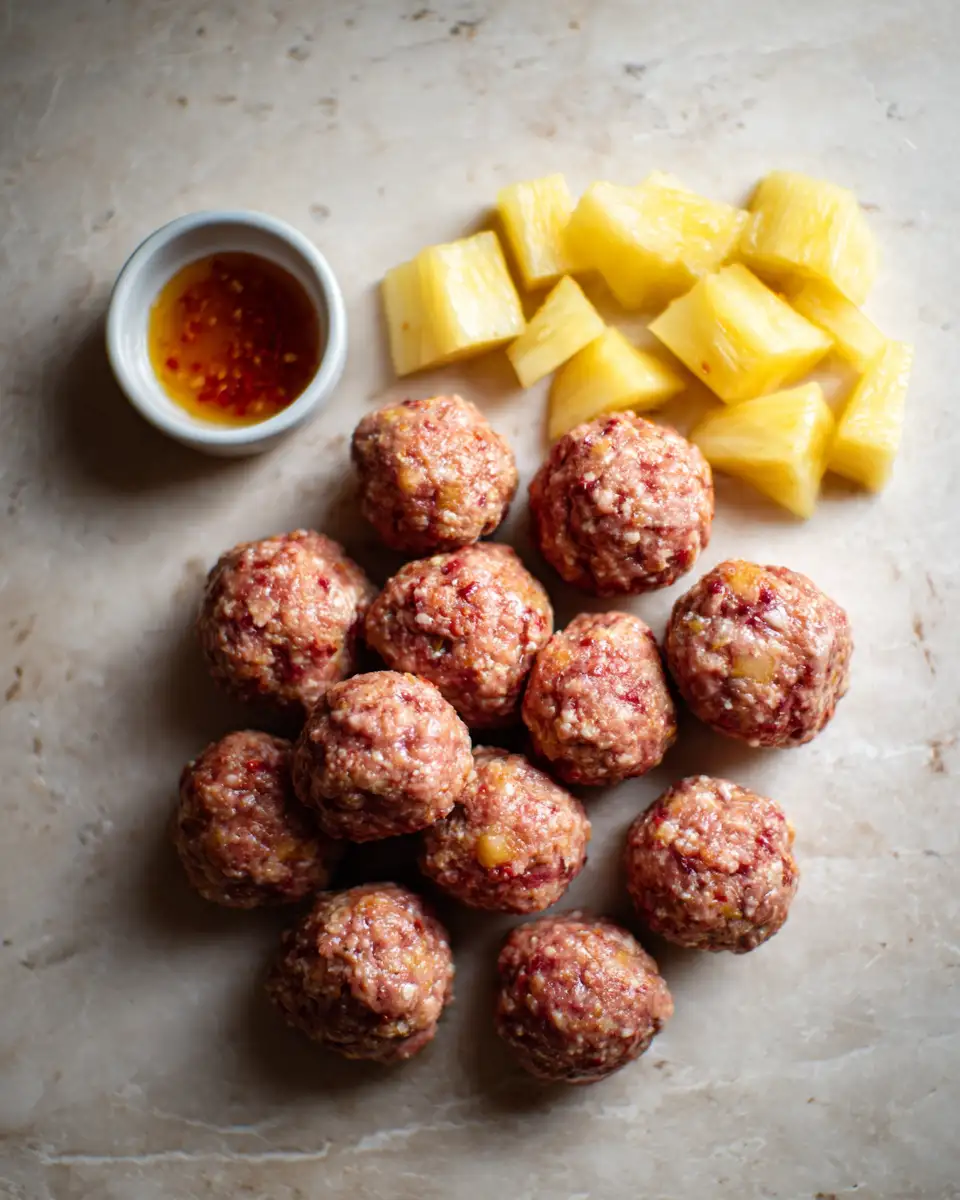 Tantalizing Sweet Chili Pineapple Meatballs for Your Next Flavorful Fiesta 4 Ingredients for Tantalizing Sweet Chili Pineapple Meatballs for Your Next Flavorful Fiesta