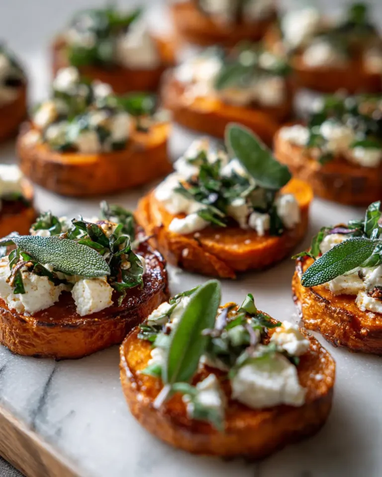 Savor the Flavor: Sweet Potato Feta Rounds That Impress - Featured Image