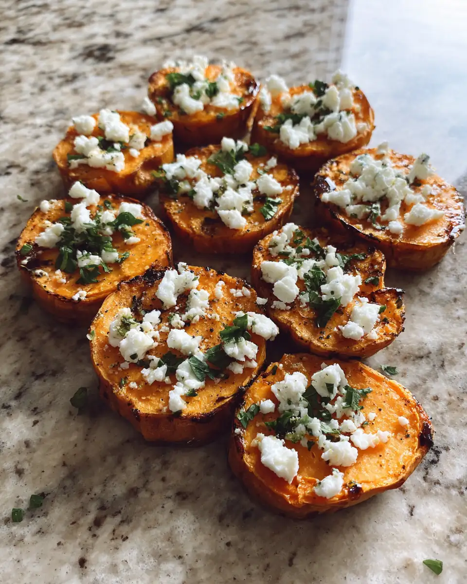 Savor the Flavor: Sweet Potato Feta Rounds That Impress 4 Ingredients for Savor the Flavor: Sweet Potato Feta Rounds That Impress