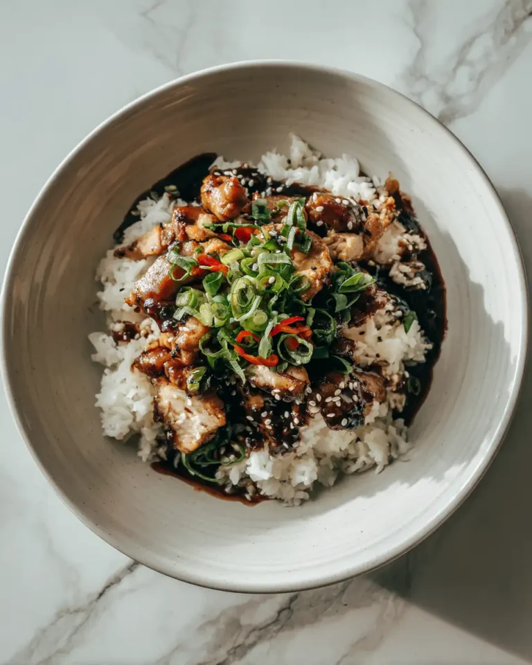 Savor the Flavor: Sweet Soy Garlic Chicken Bowl Delight - Featured Image