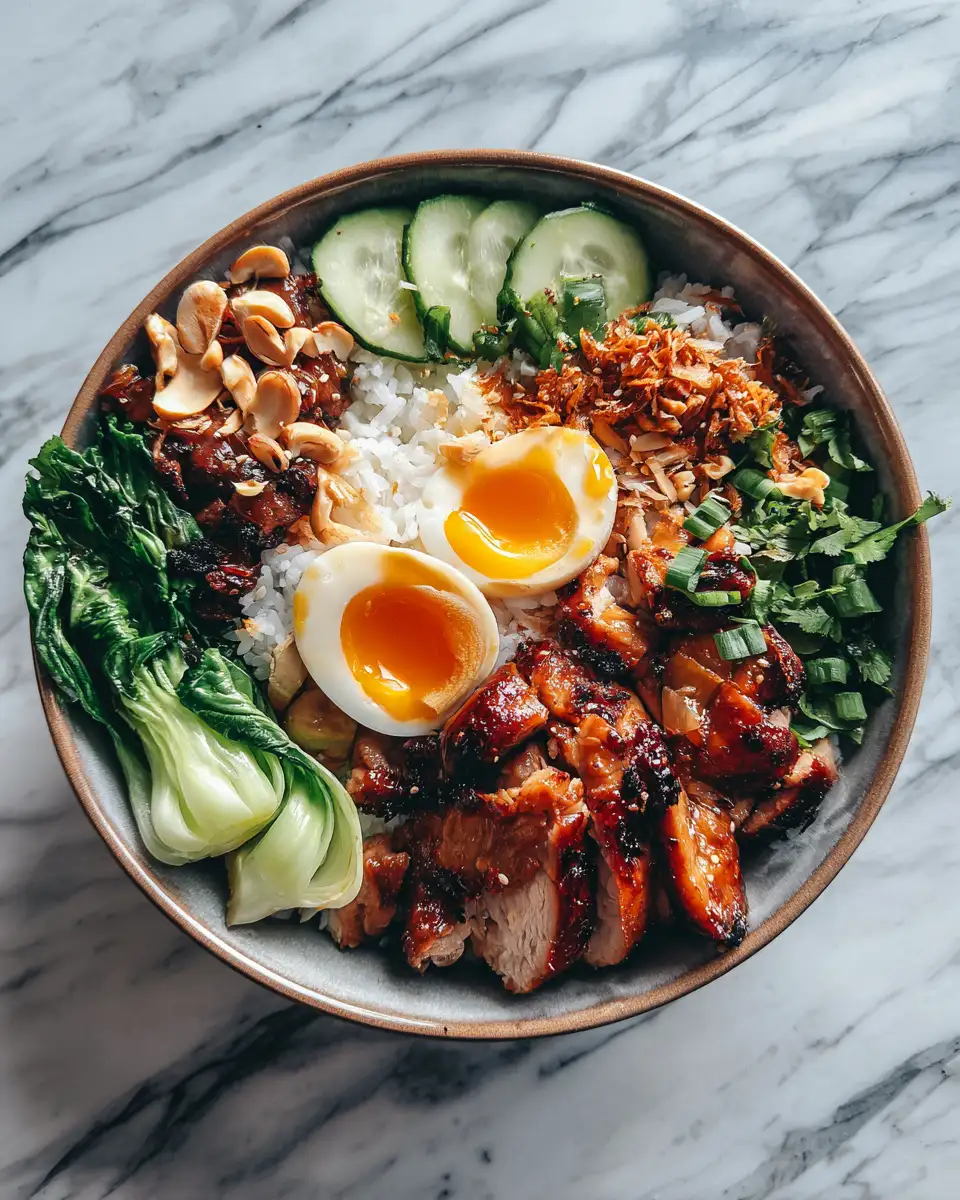 Savor the Flavor: Sweet Soy Garlic Chicken Bowl Delight 6 Final dish - Savor the Flavor: Sweet Soy Garlic Chicken Bowl Delight