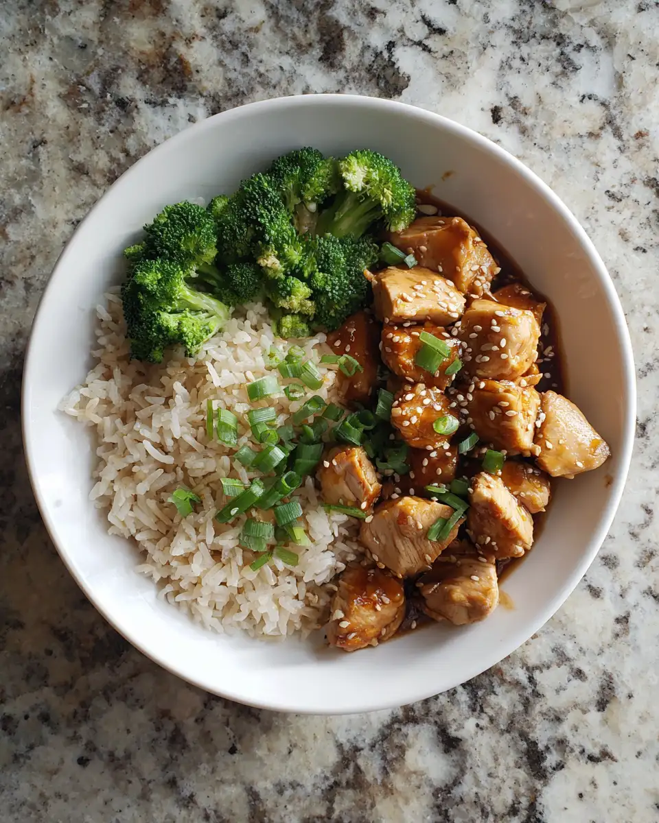 Savor the Flavor: Sweet Soy Garlic Chicken Bowl Delight 4 Ingredients for Savor the Flavor: Sweet Soy Garlic Chicken Bowl Delight