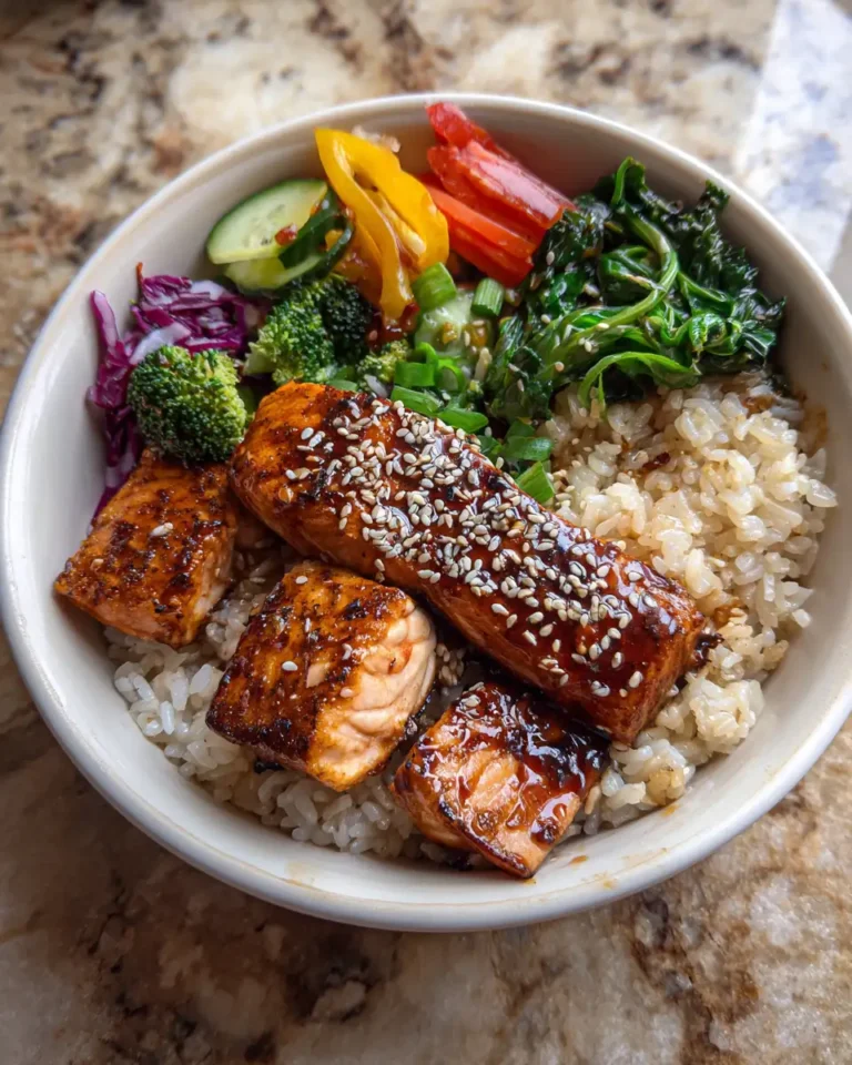 Savor the Flavor: Teriyaki Salmon Rice Bowl Delight - Featured Image