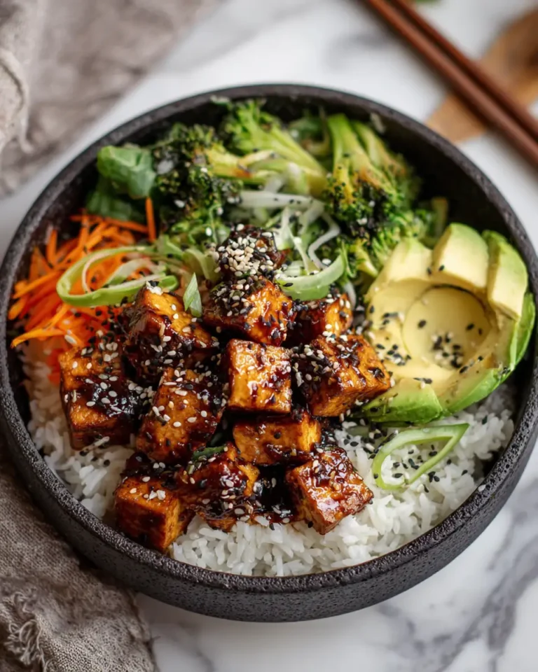 Savor the Flavor: Teriyaki Tofu and Veggie Bowl Delight - Featured Image
