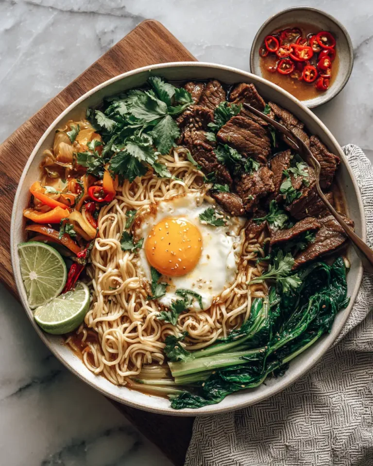 Savor the Flavor: Thai Basil Beef Noodle Bowl Extravaganza - Featured Image