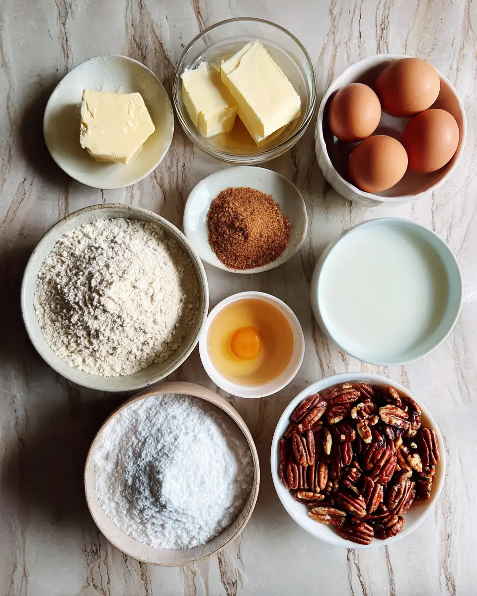 Indulge in Decadence with Our Irresistible Brown Sugar Pecan Cake 4 Ingredients for Indulge in Decadence with Our Irresistible Brown Sugar Pecan Cake