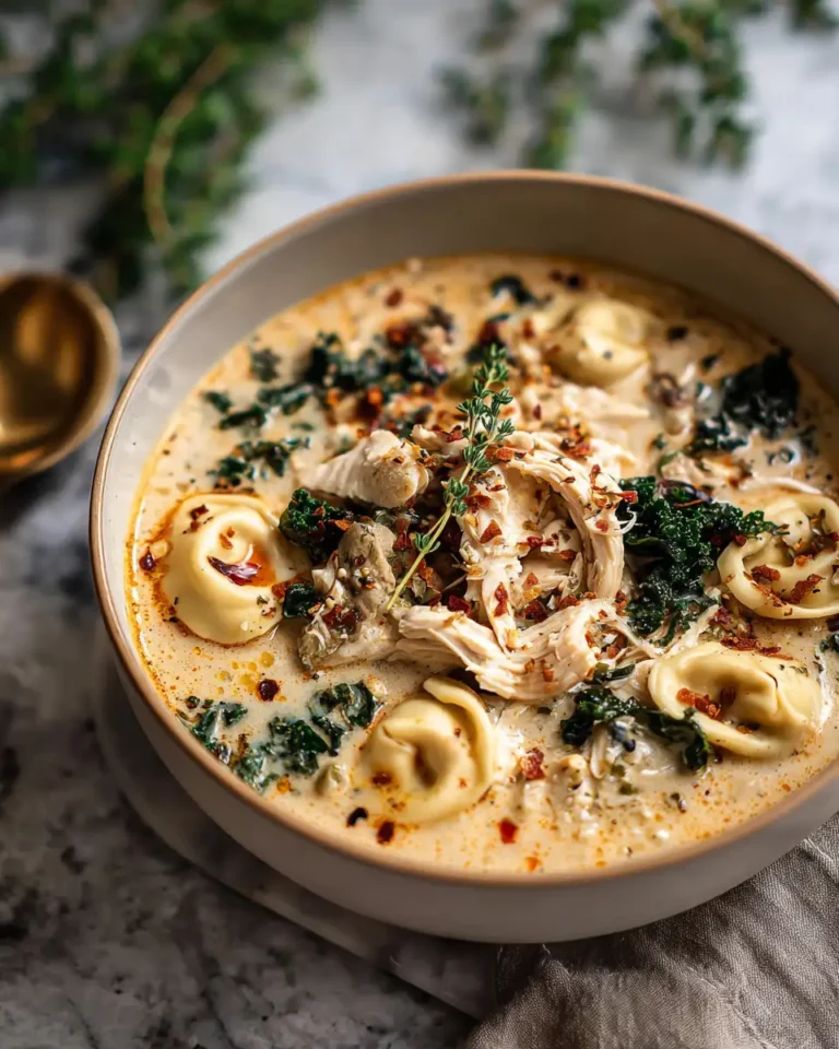 Cozy Up with the Ultimate Creamy Chicken Tortellini Soup Recipe - Featured Image