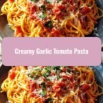 Irresistibly Delicious: Dive into the World of Creamy Garlic Tomato Pasta