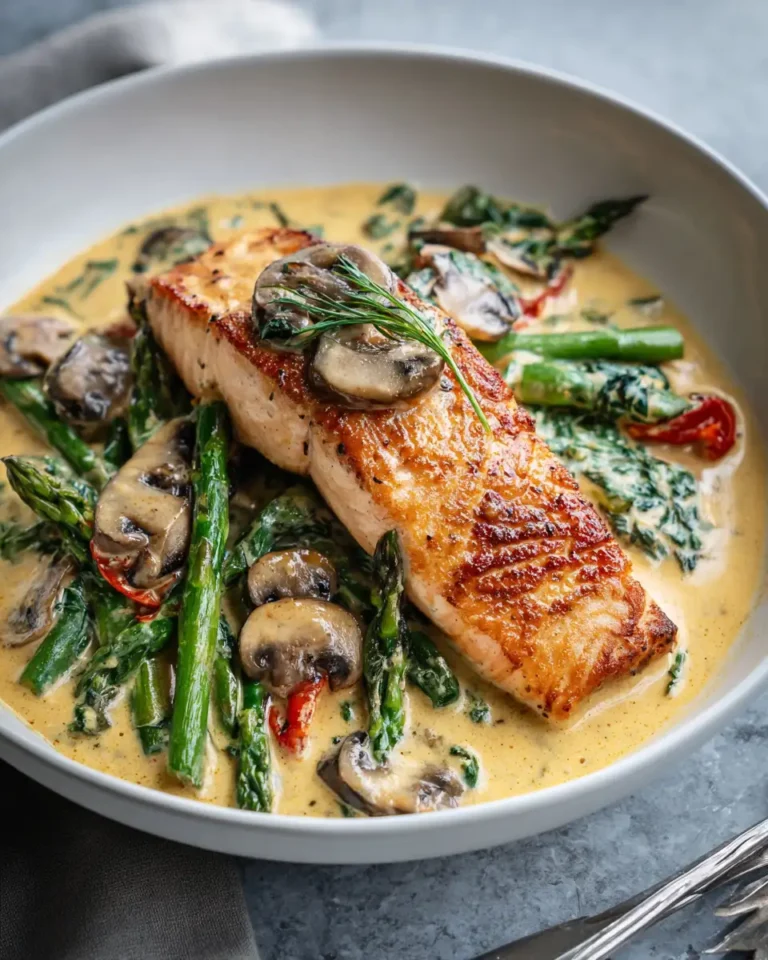 Indulge in the Ultimate Creamy Tuscan Salmon Skillet Delight - Featured Image