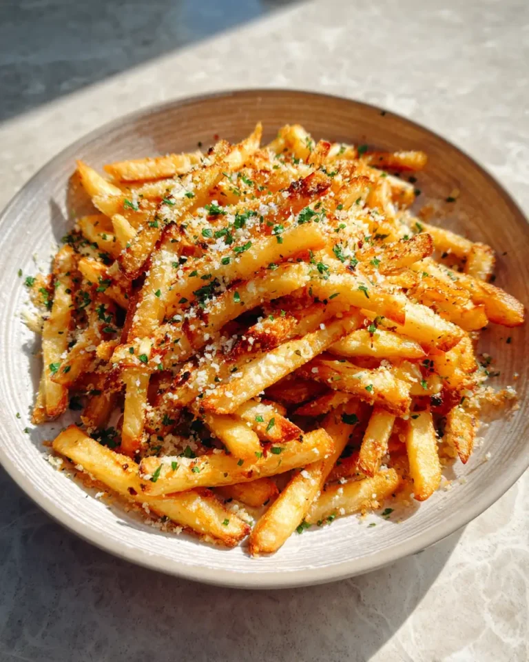 Crispy Garlic Parmesan Fries That Will Elevate Your Snack Game - Featured Image