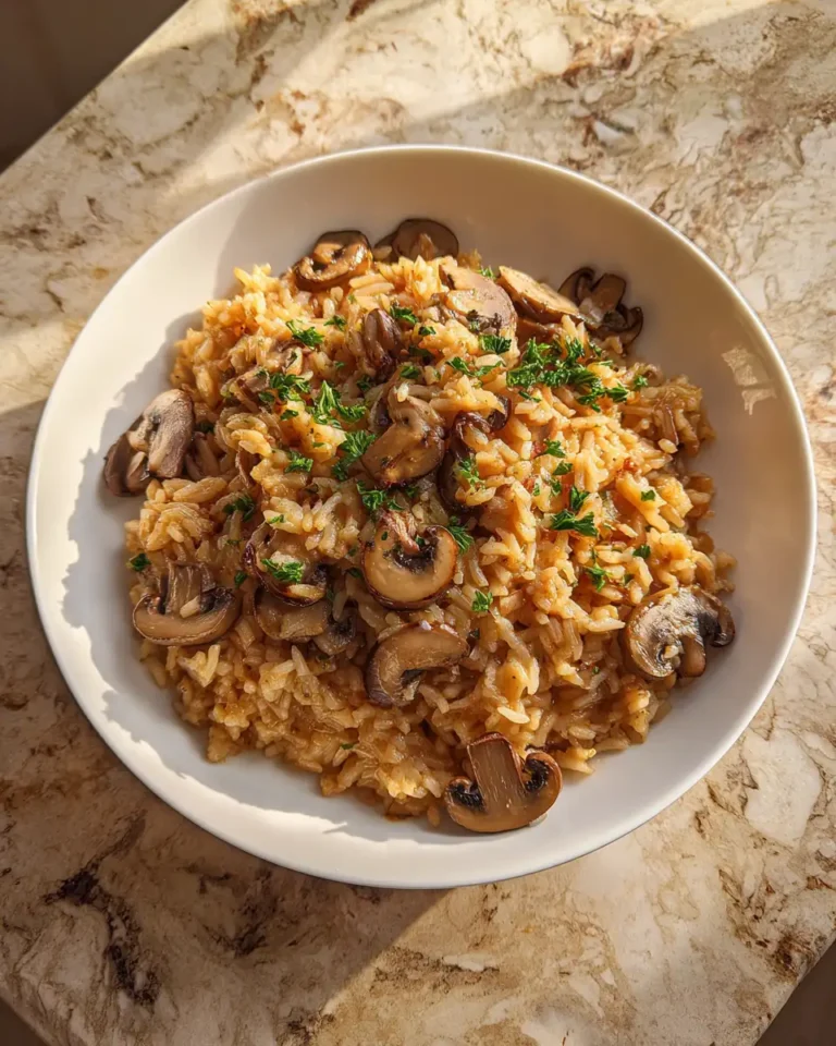 Savor the Flavor: Garlic Butter Mushroom Rice Delight - Featured Image