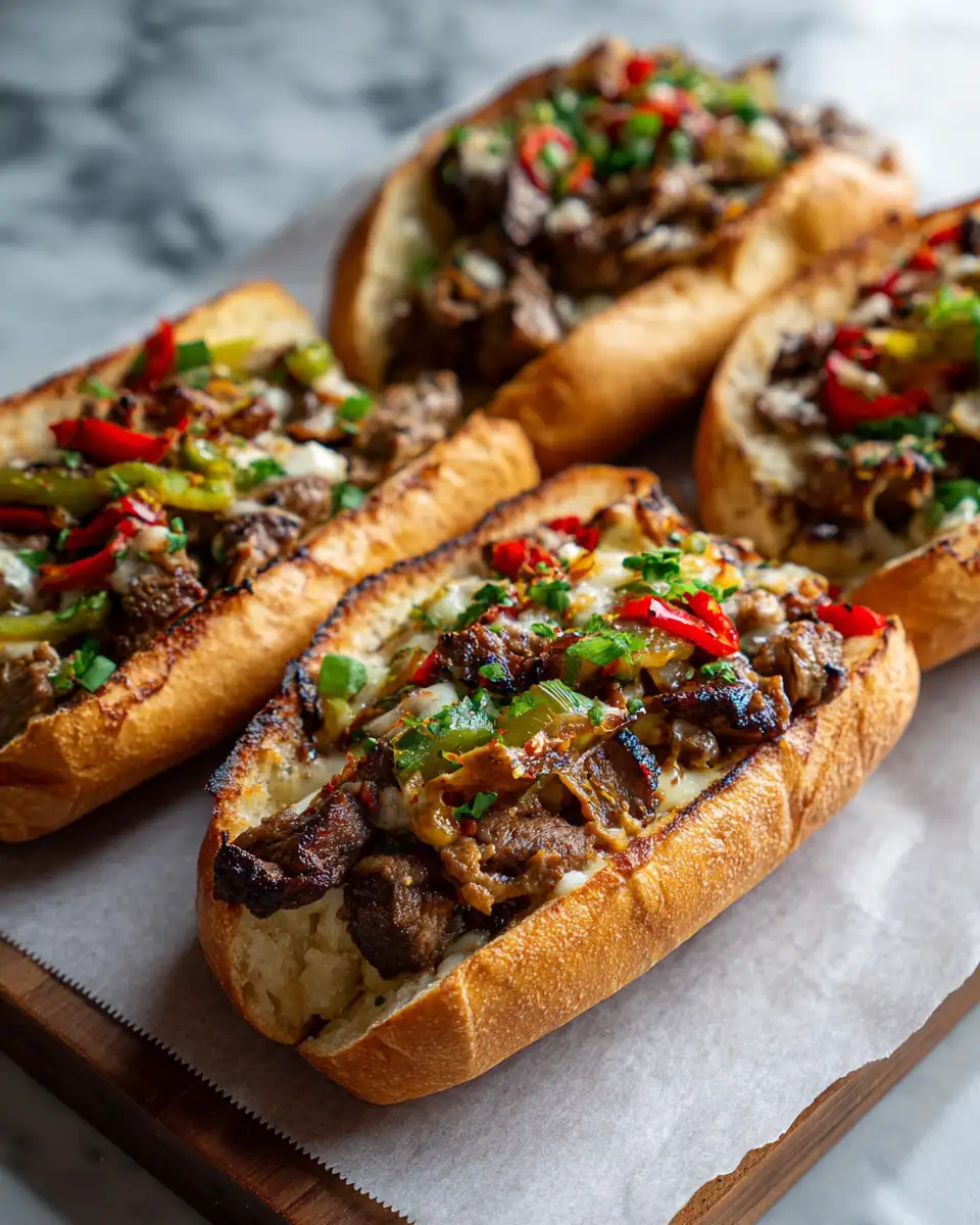 Sizzling Garlic Butter Philly Cheesesteak Bowls for a Flavor-Packed Feast 6 Final dish - Sizzling Garlic Butter Philly Cheesesteak Bowls for a Flavor-Packed Feast