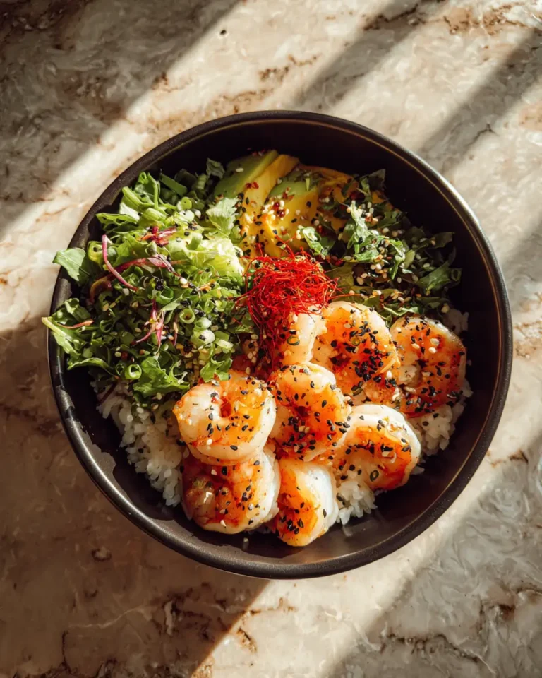 Savor the Flavors: Garlic Butter Shrimp Rice Bowl Delight - Featured Image