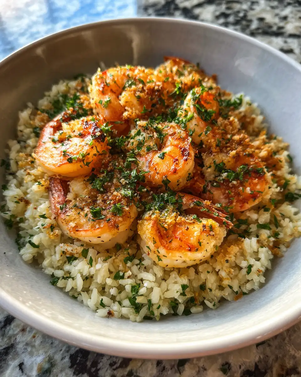 Savor the Flavors: Garlic Butter Shrimp Rice Bowl Delight 6 Final dish - Savor the Flavors: Garlic Butter Shrimp Rice Bowl Delight