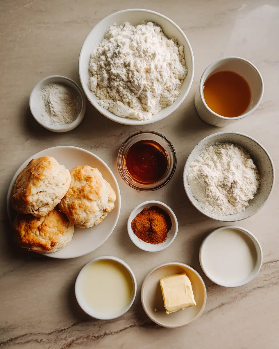 Ingredients for Sweet and Savory Delight: Honey Butter Chicken Biscuits Unveiled