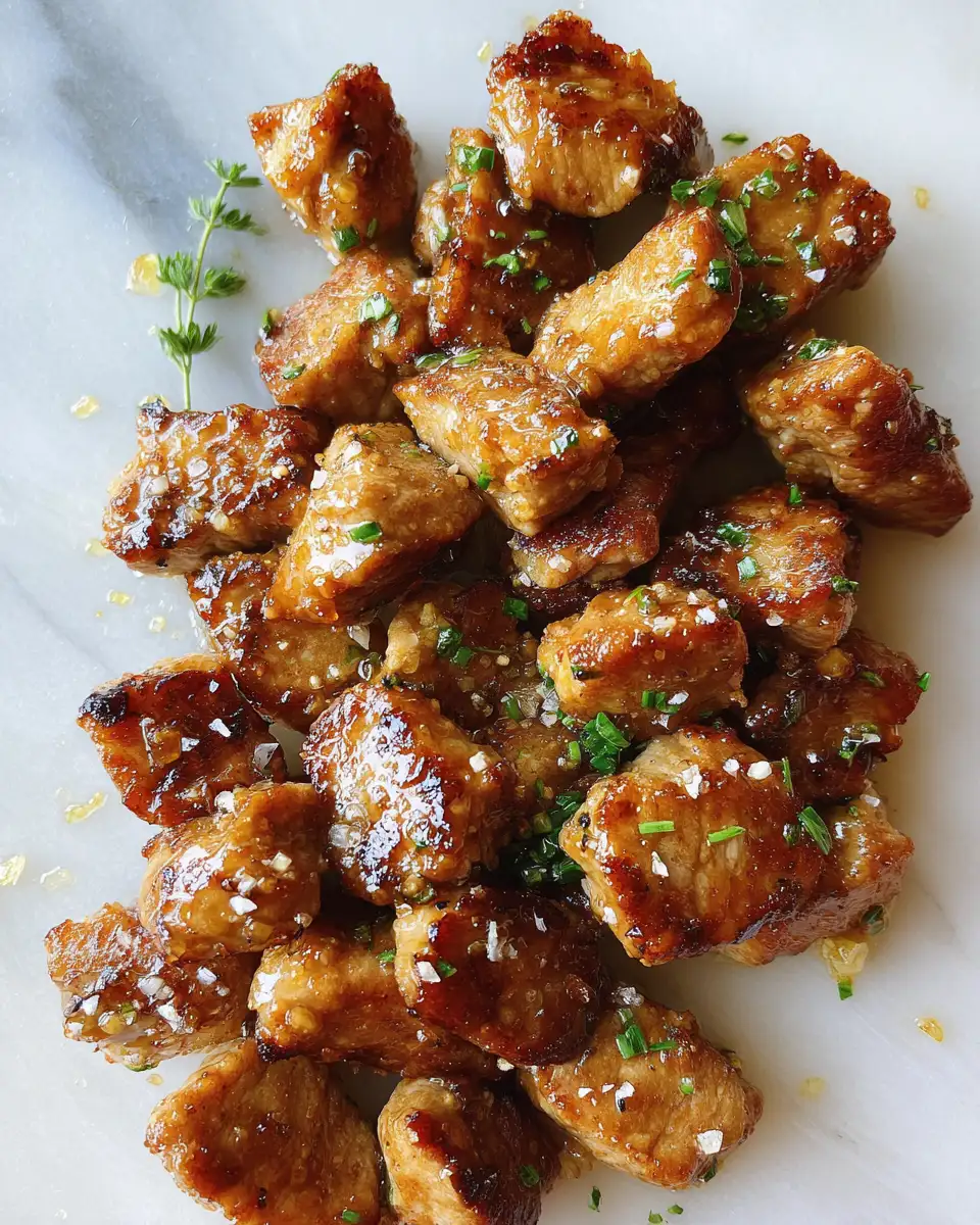 Ingredients for Savor the Flavor: Irresistible Honey Garlic Butter Pork Bites